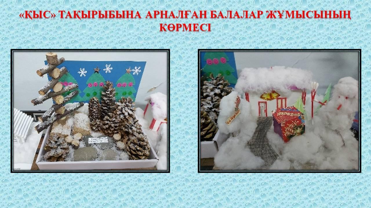 «ҚЫС» ТАҚЫРЫБЫНА АРНАЛҒАН БАЛАЛАР ЖҰМЫСЫНЫҢ КӨРМЕСІ
